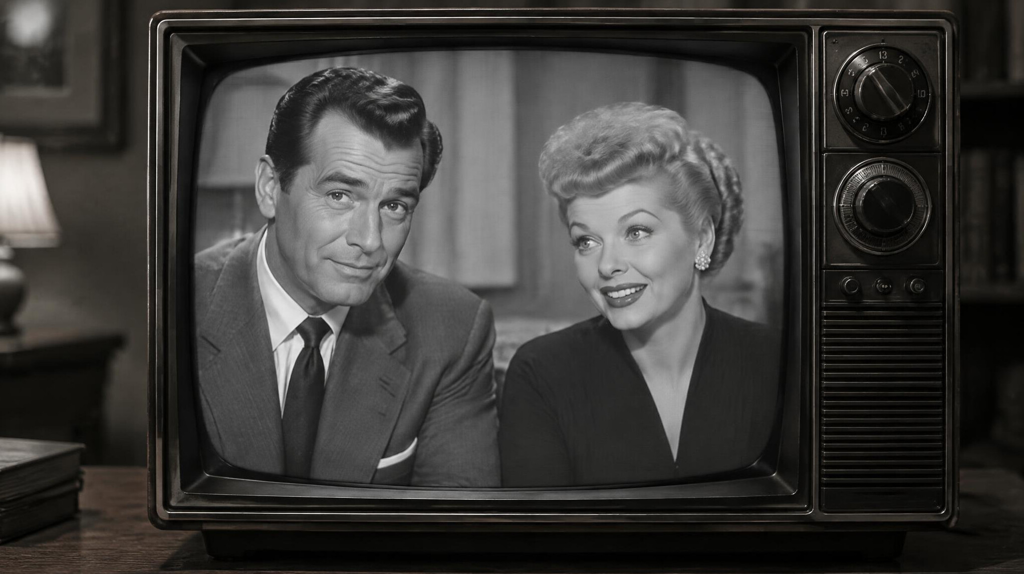 vintage television broadcast