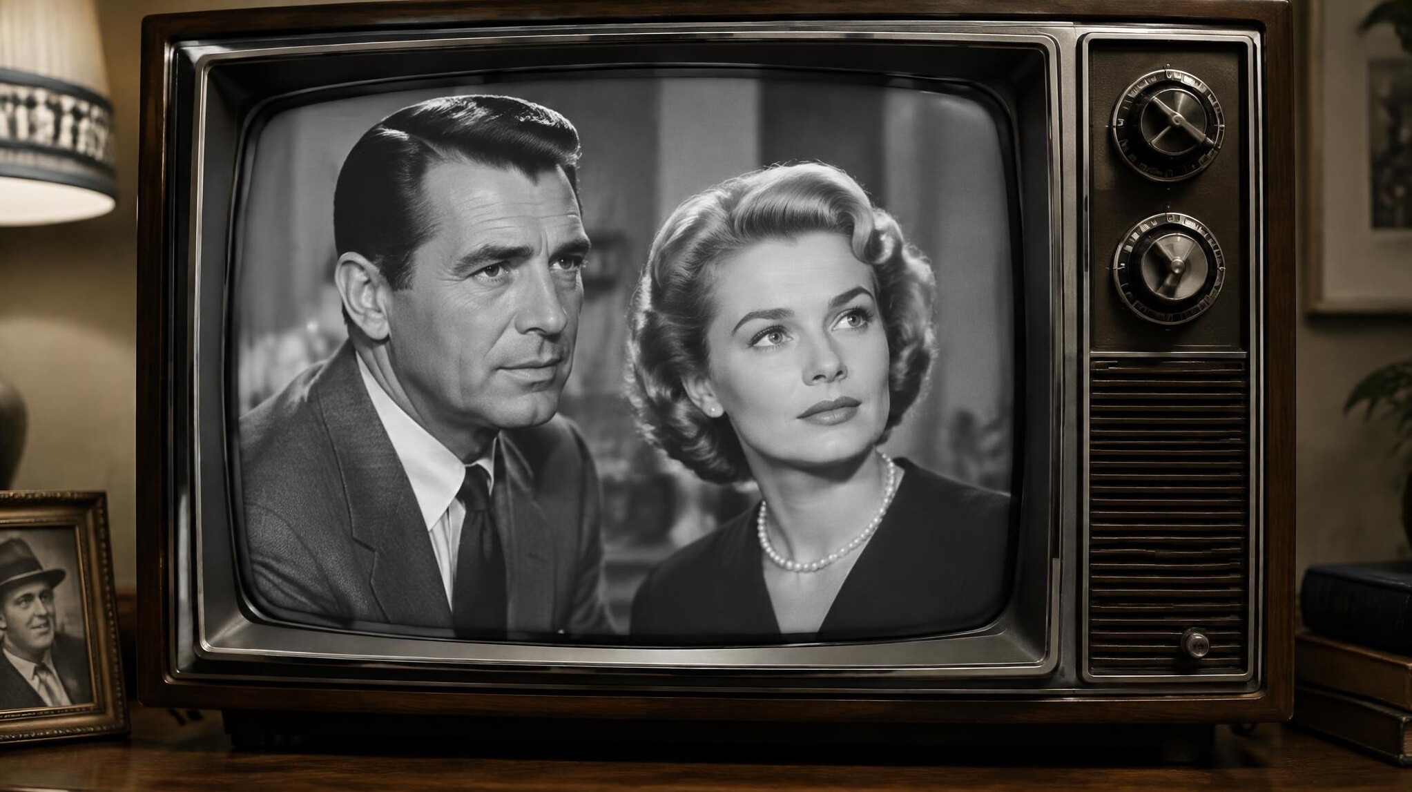 vintage television broadcast