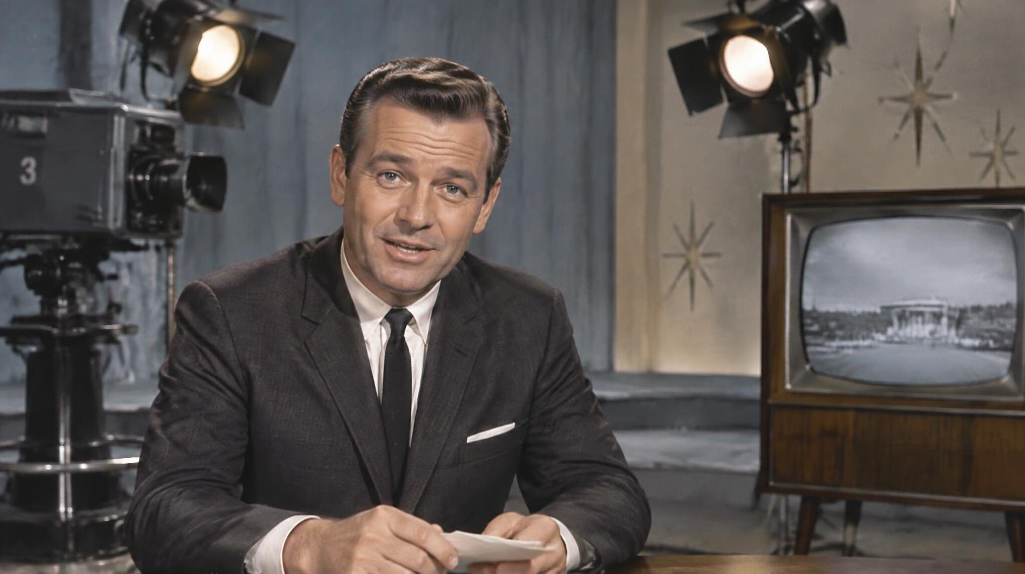 vintage television broadcast