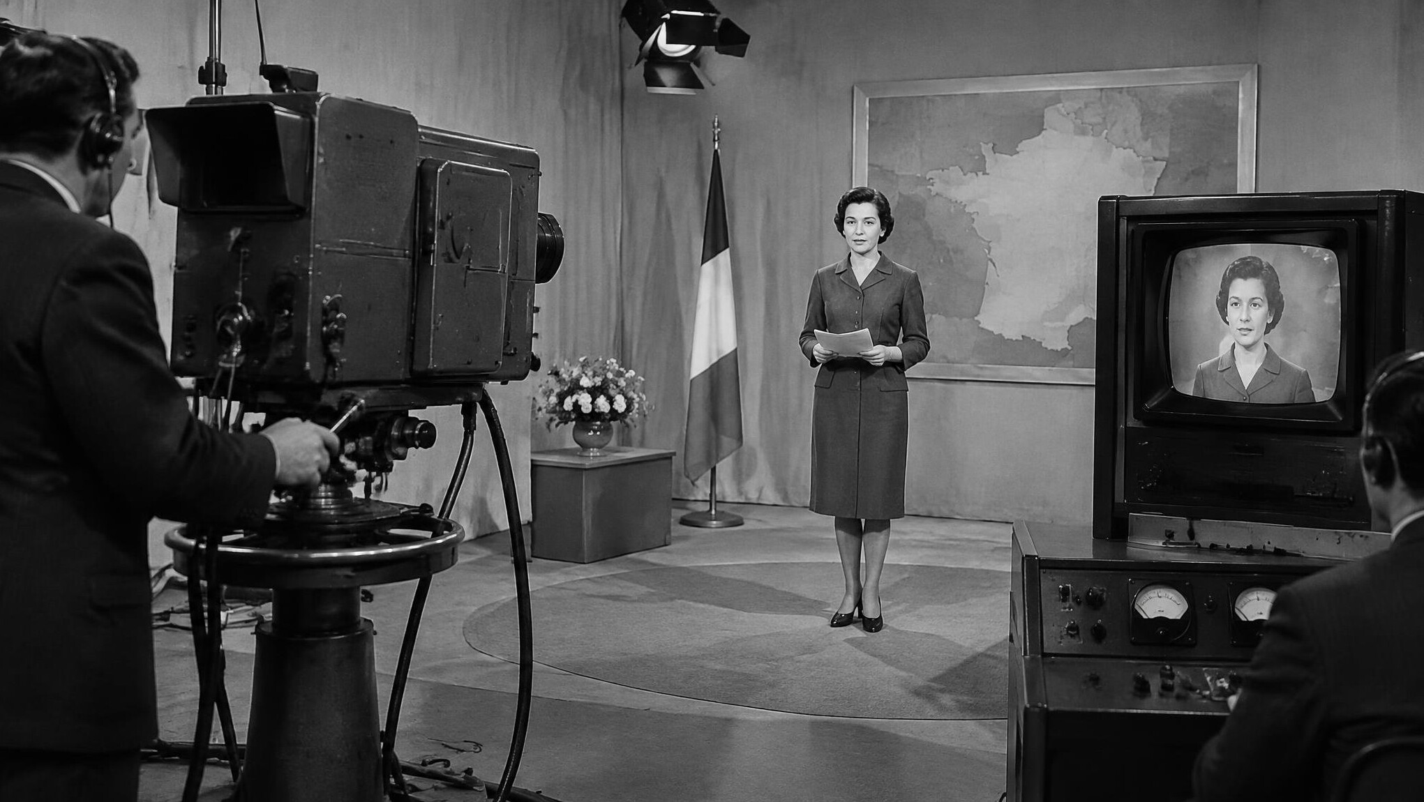 old television studio