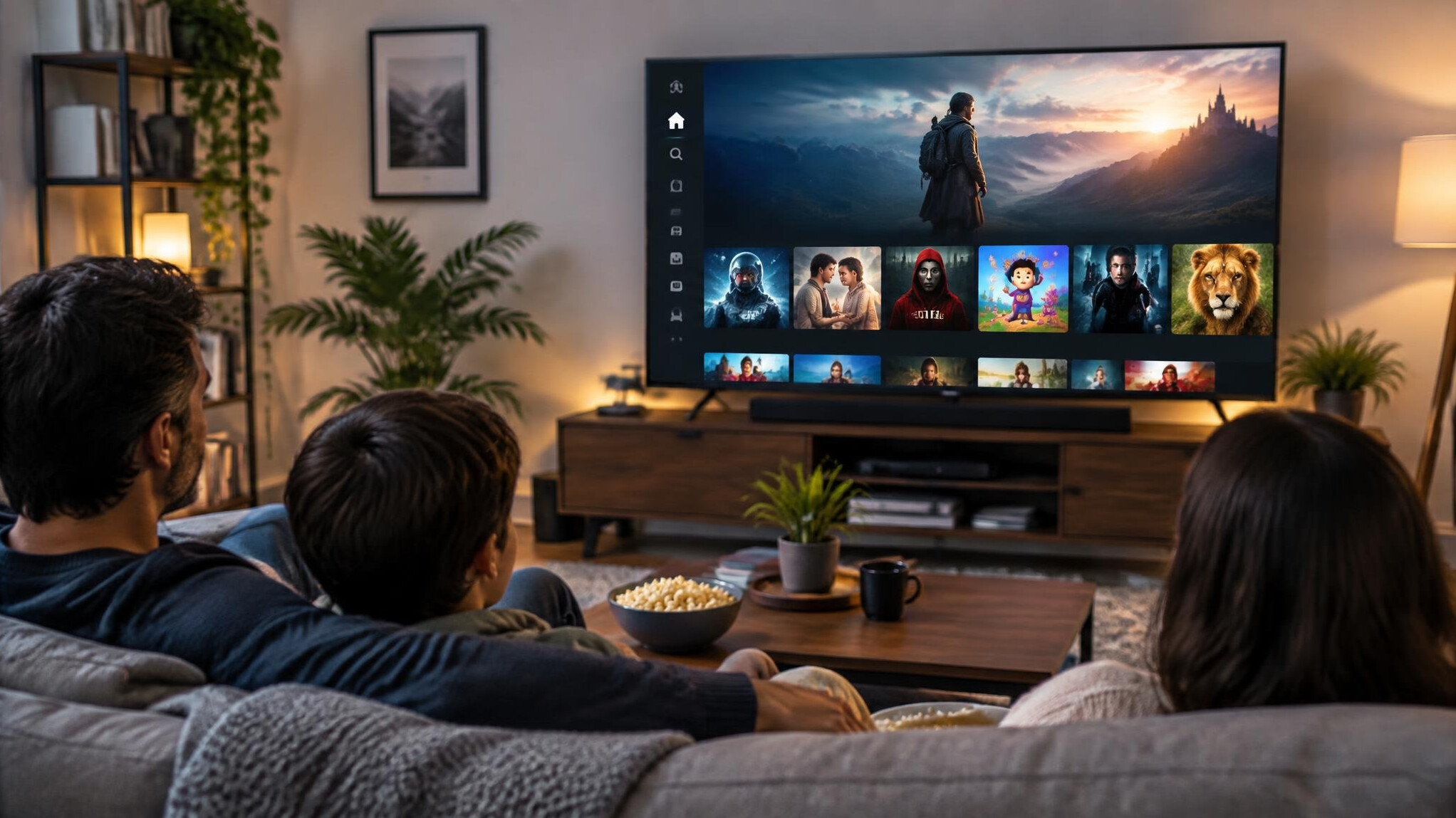 modern tv watching